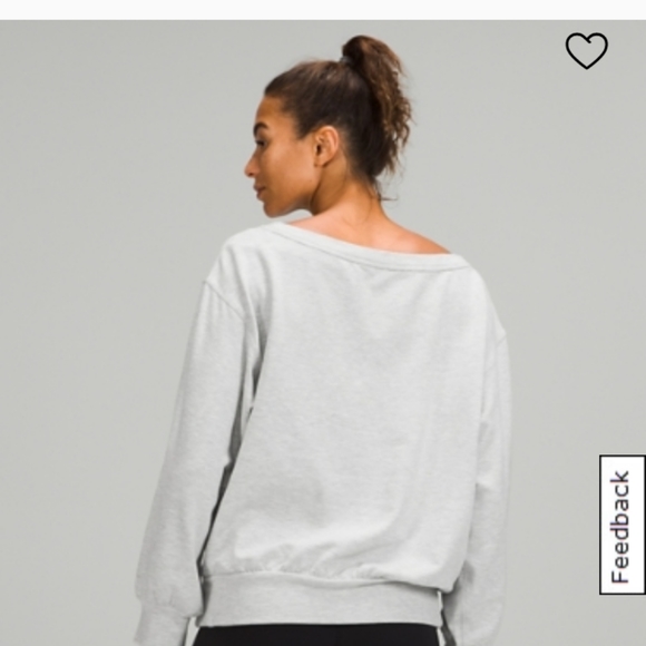 NWT Lululemon Pleated modal fleece pullover size 8 - Picture 3 of 5